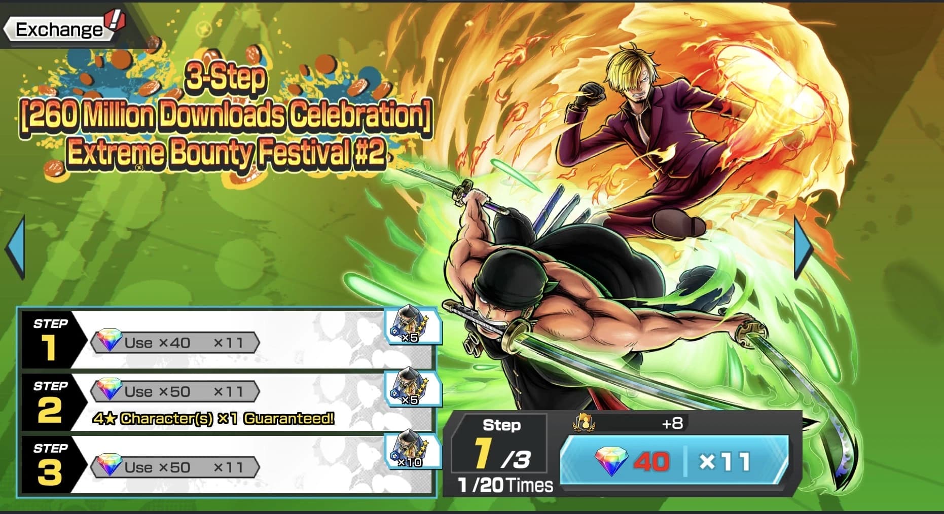 Ex Zoro & Sanji Revival banner